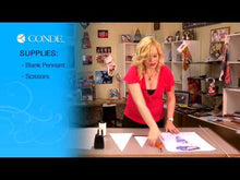 Load and play video in Gallery viewer, Pennant Flag- Sublimation Craft Kit