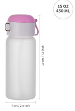 Load image into Gallery viewer, Frosty PINK Sublimation Glass Tumbler- 15 oz.- Blank Workshop Kit
