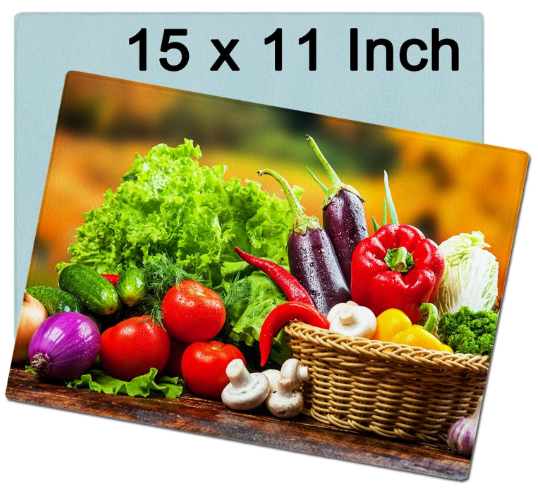 Tempered Glass Sublimation Cutting Board (15in x 11in)- Workshop Kit